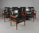 Arne Vodder Rosewood Armchairs